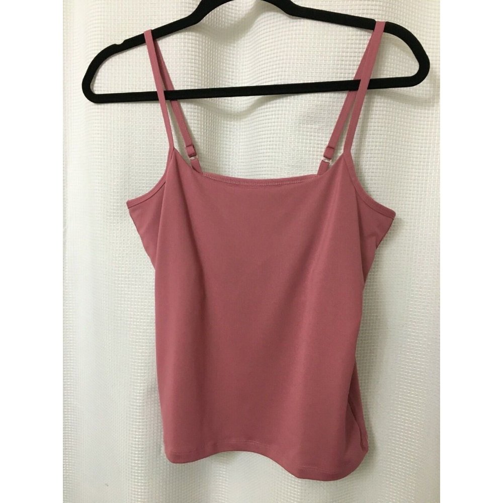 Chadwicks Knit Tank Top Size Small Dusty Rose Travel Vacation A9